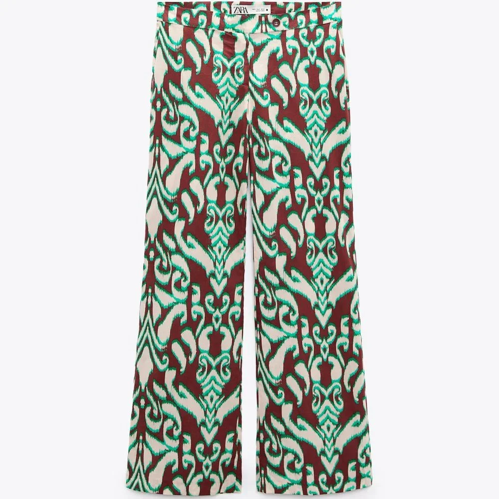 Zara Selena Tie Front Blouse & Pants Matching Set